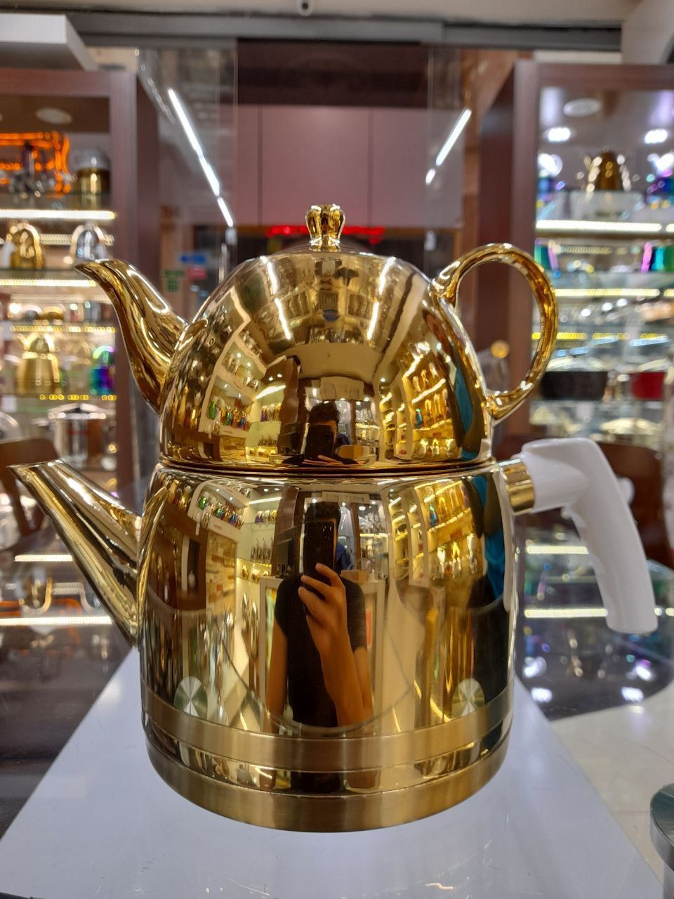 کتری و قوری طلایی کامل izmirازمیر ترکیه