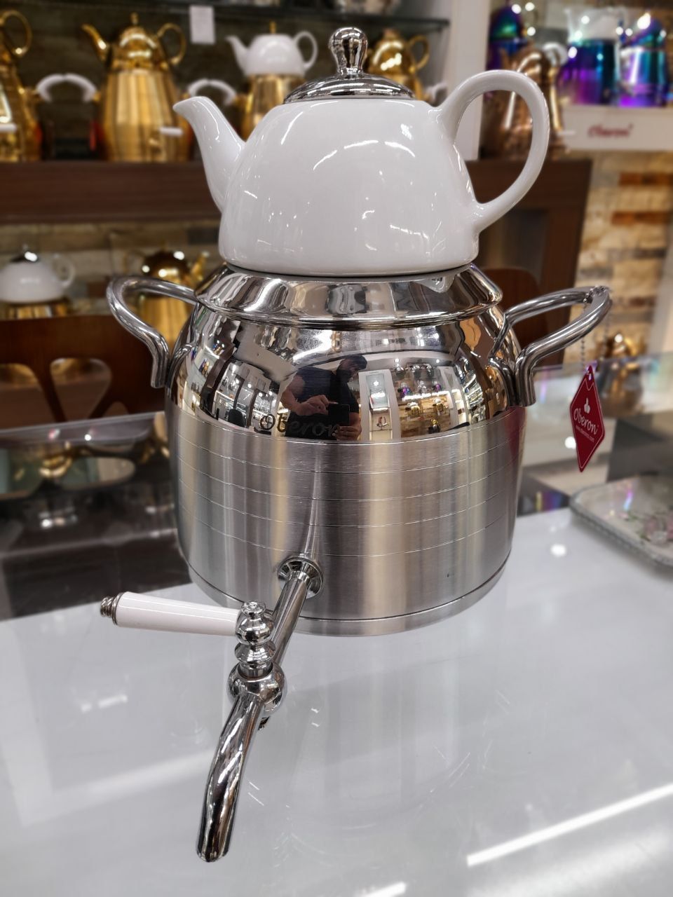 کتری و قوری استیل izmirازمیر ترکیه - تصویر 4