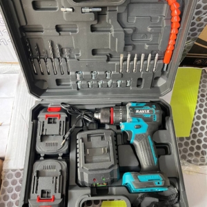 دریل شارژی ۲۰ ولت با لوازم راویکس