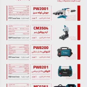 مرکز پخش ابزارآلات های پوکا