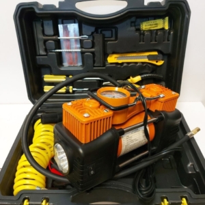 کمپرسور فندکی دو سیلندر  مستر تولز چراغ قوه دار کیف نشکن 