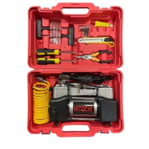 کمپرسور فندکی هیتوچی دو سیلندر واقعی ، بالوازم کامل