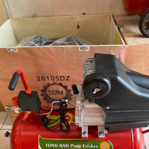 کمپرسور ۵۰ لیتری صنعتی با ورق ۳ میلی متر فولاد فشار کاری تا ۸ بار