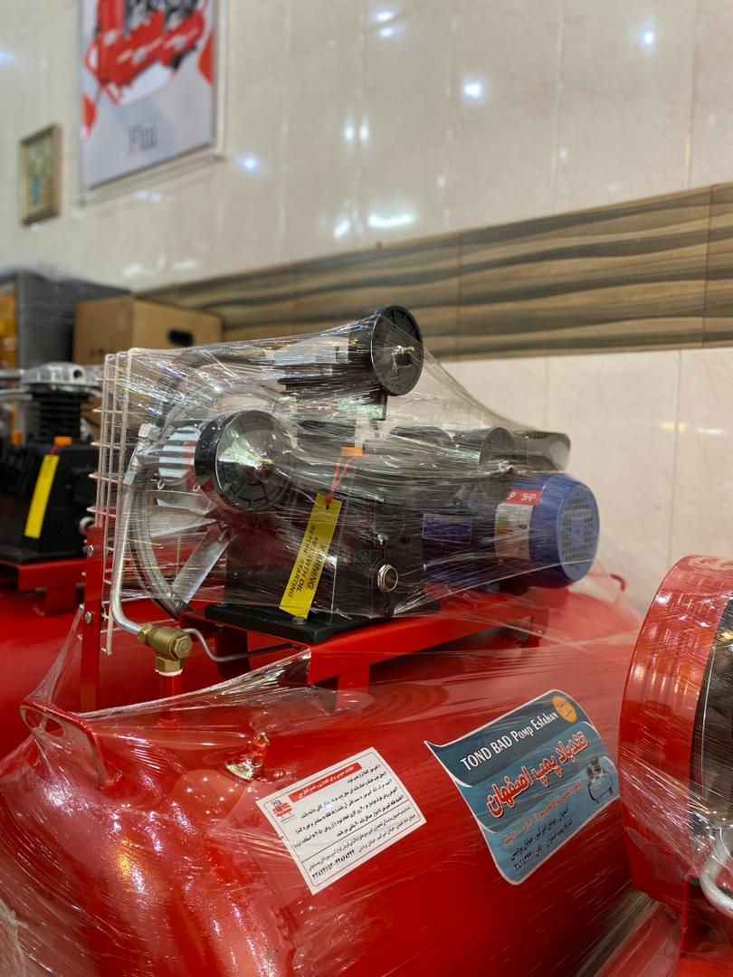 کمپرسور ۳۵۰ لیتری ورق ۳/۵ فولاد ۳ سیلندر پر قدرت جنس