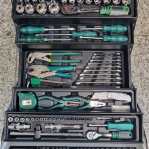 جعبه بکس ابزار 85 پارچه اعلا تکمیلتربن سری