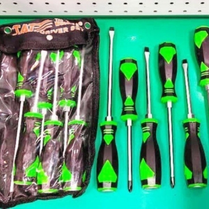 پیچ گوشتی کیفی ۶ عددی ضربه خور و آچار خور