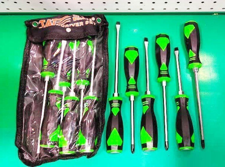 پیچ گوشتی کیفی ۶ عددی ضربه خور و آچار خور