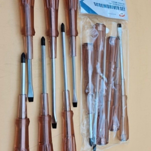 پیچ گوشتی ۶ عددی ضربه خور شکلاتی