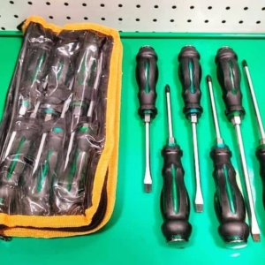 پیچ گوشتی کیفی ۶ عددی ضربه خور و آچار خور درجه یک