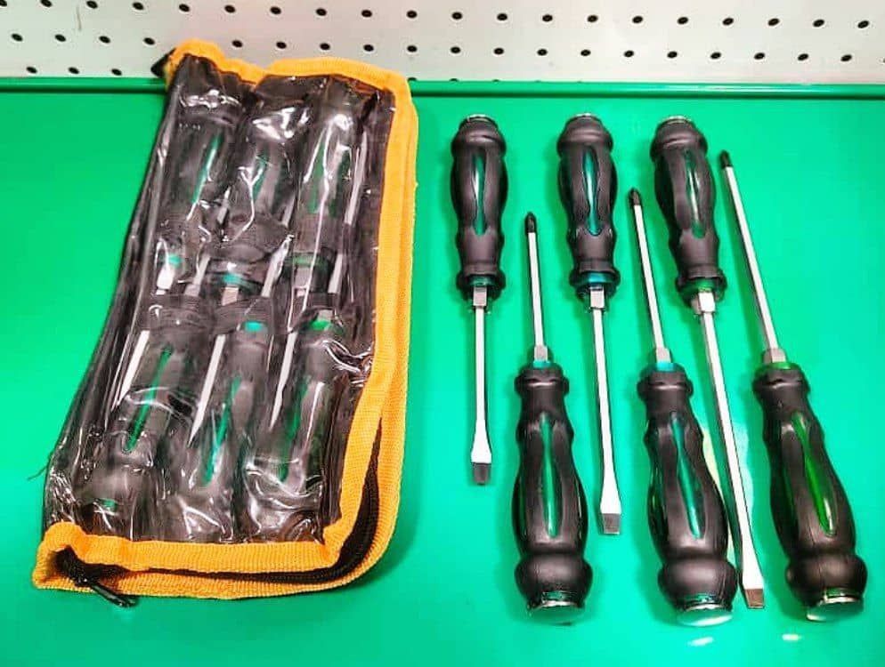 پیچ گوشتی کیفی ۶ عددی ضربه خور و آچار خور درجه یک