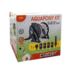 شلنگ جمع کن+ 15متر شلنگ کلابر مدل آکواپونی کد 8884