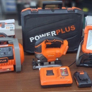 ست کاربردی POWER PLUS   بلژیک  پمپ باد و پاوربانک