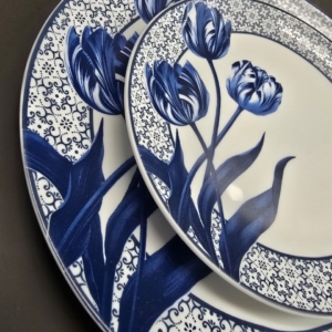 سرویس ۲۸پارچه ۶نفره غداخوری طرح ارشیدا فیروزه  