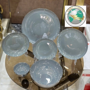 سرویس ۲۶ پارچه ارکوپال رنگ فیلی گرد ومربع