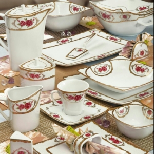 سرویس چینی پردیس 30پارچه طرح ملانی ۲۵۶