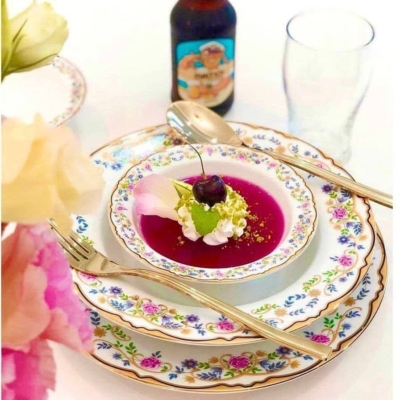 سرویس ۱۰۲ پارچه ایتالیا اف گل آرایی : گلستان درجه عالی
