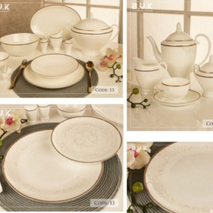 سرویس چینی های خارجی b.v.k12نفره 133پارچه