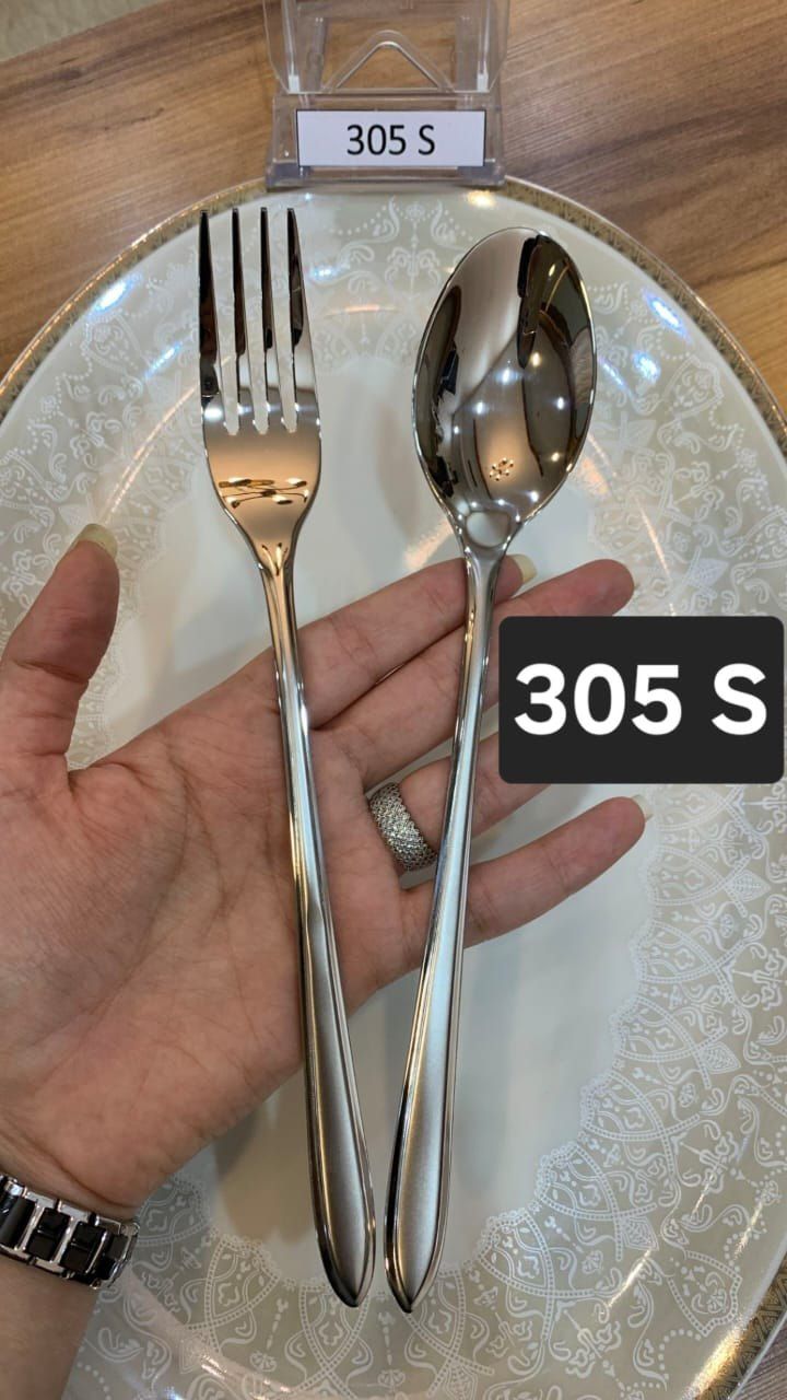 قاشق و چنگال ۱۴۳ پارچه24نفره برند SG طرح های 2026