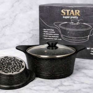سرویس قابلمه 8 پارچه چدن استار 