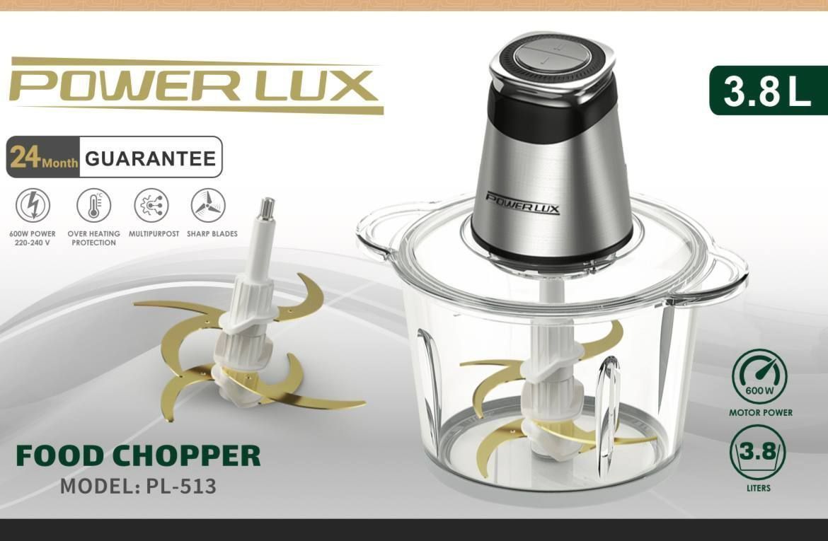 خردکن ۳/۸ لیتر پاورلوکس (POWER LUX) مدل 513
