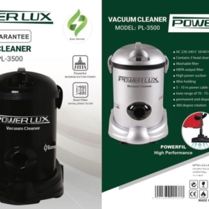 جاروبرقی ایستاده سطلی پاورلوکس(POWER LUX) مدل 3500