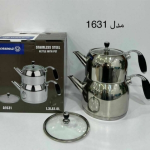 کتری و قوری روهمی تمام استیل مدل 1631