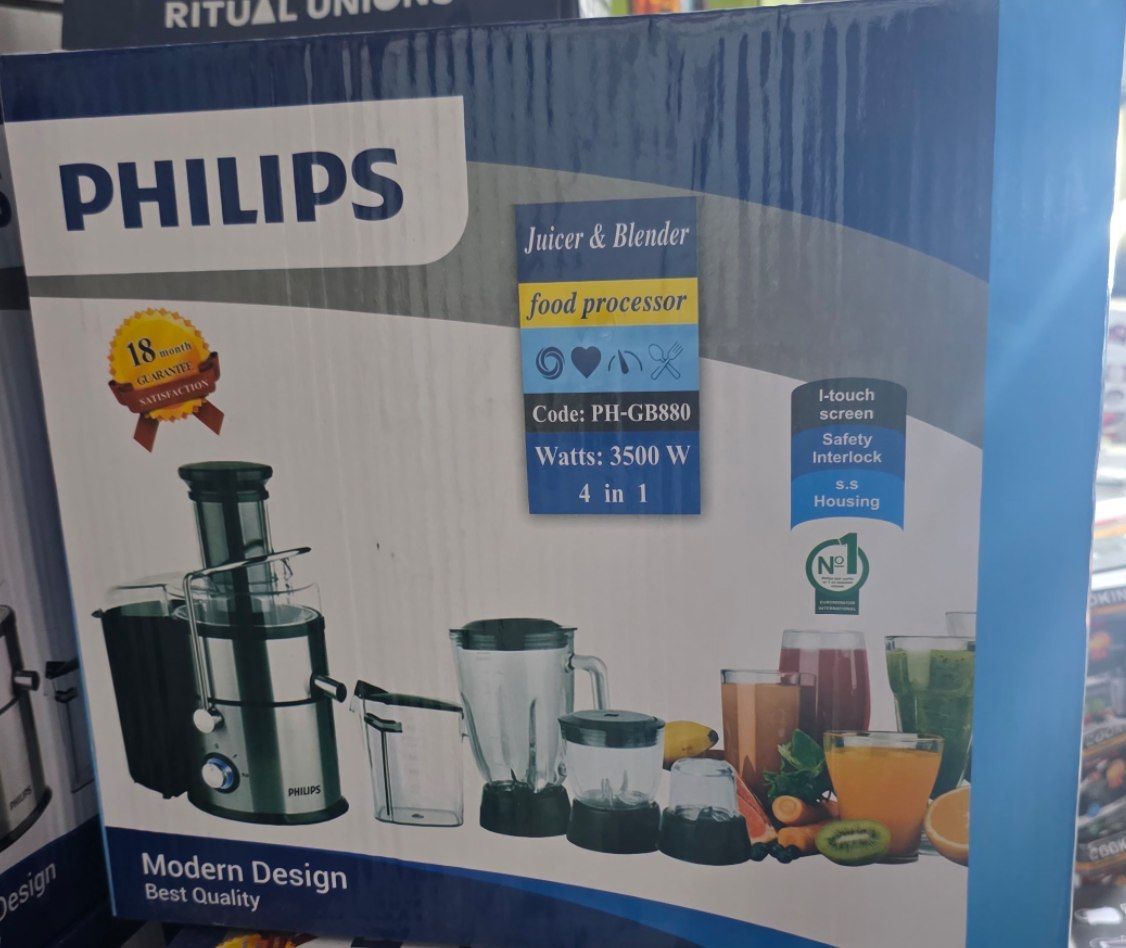 آبمیوه گیر 4 کاره مارک فیلیپس 3500وات