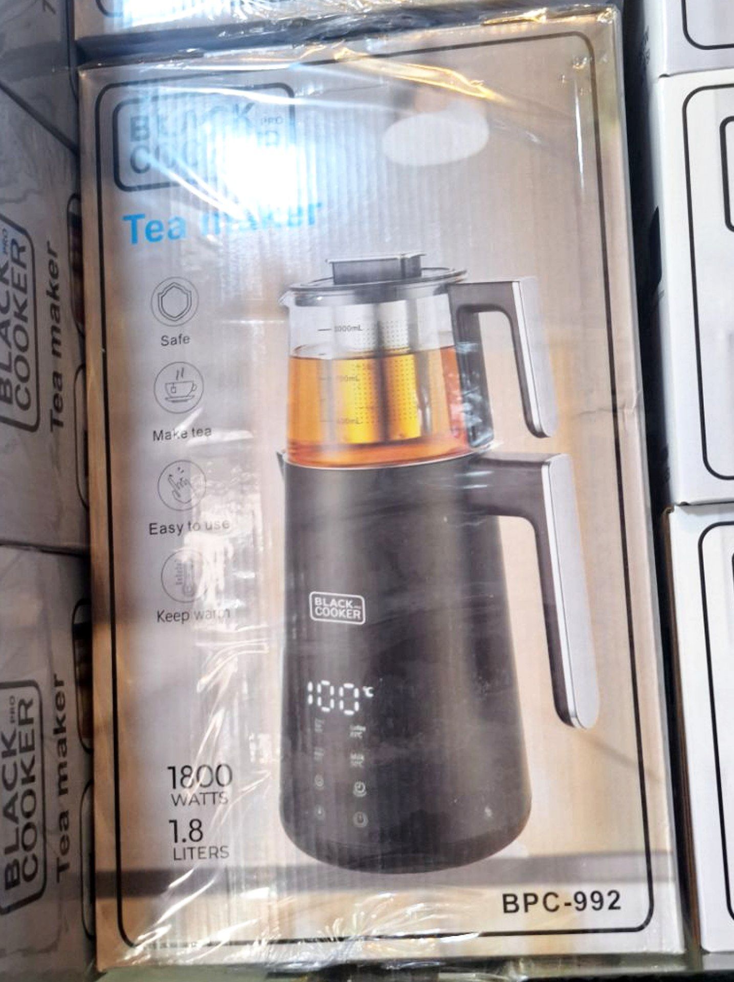 چای ساز روهمی بلک کوکر مدل 1800مدل 992