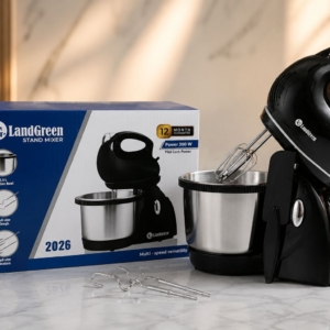 همزن دو حالته دستی و کاسه دار چرخشی لندگرین برند: LandGreen (LG)