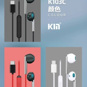 هندزفري KM مدل K103Cسوکت تایپ سی  