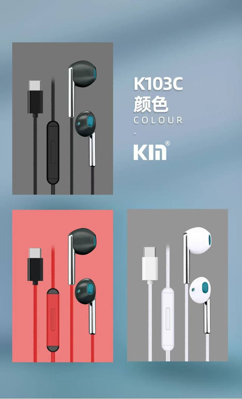 هندزفري KM مدل K103Cسوکت تایپ سی
