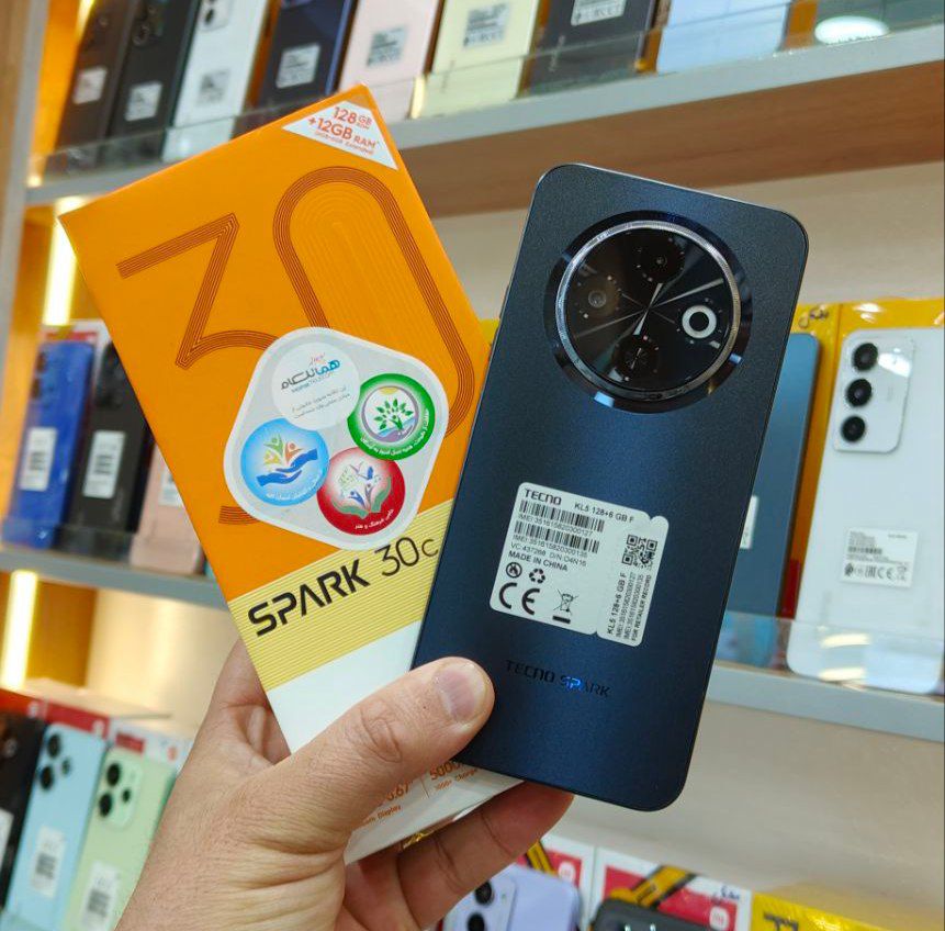 گوشی تکنو Tecno spark 30C128گیگ رام 6